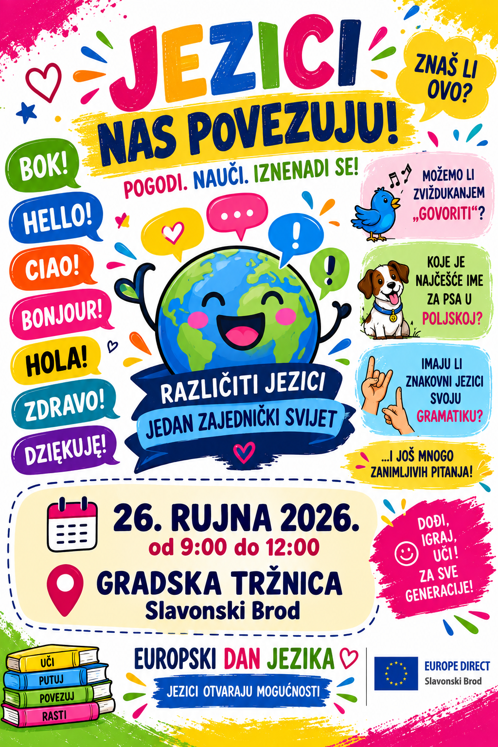 Europski dan jezika u Slavonskom Brodu: „Jezici nas povezuju!“